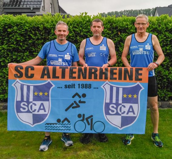 Altenrheiner Läufer laufen ihren eigenen Hamburg-Marathon