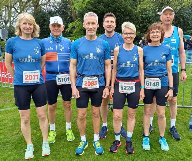 Alle Altenrheiner auf dem Siegertreppchen