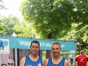 Guthier-Geier und te Wildt vertreten den SCA beim Halbmarathon in Gelsenkirchen