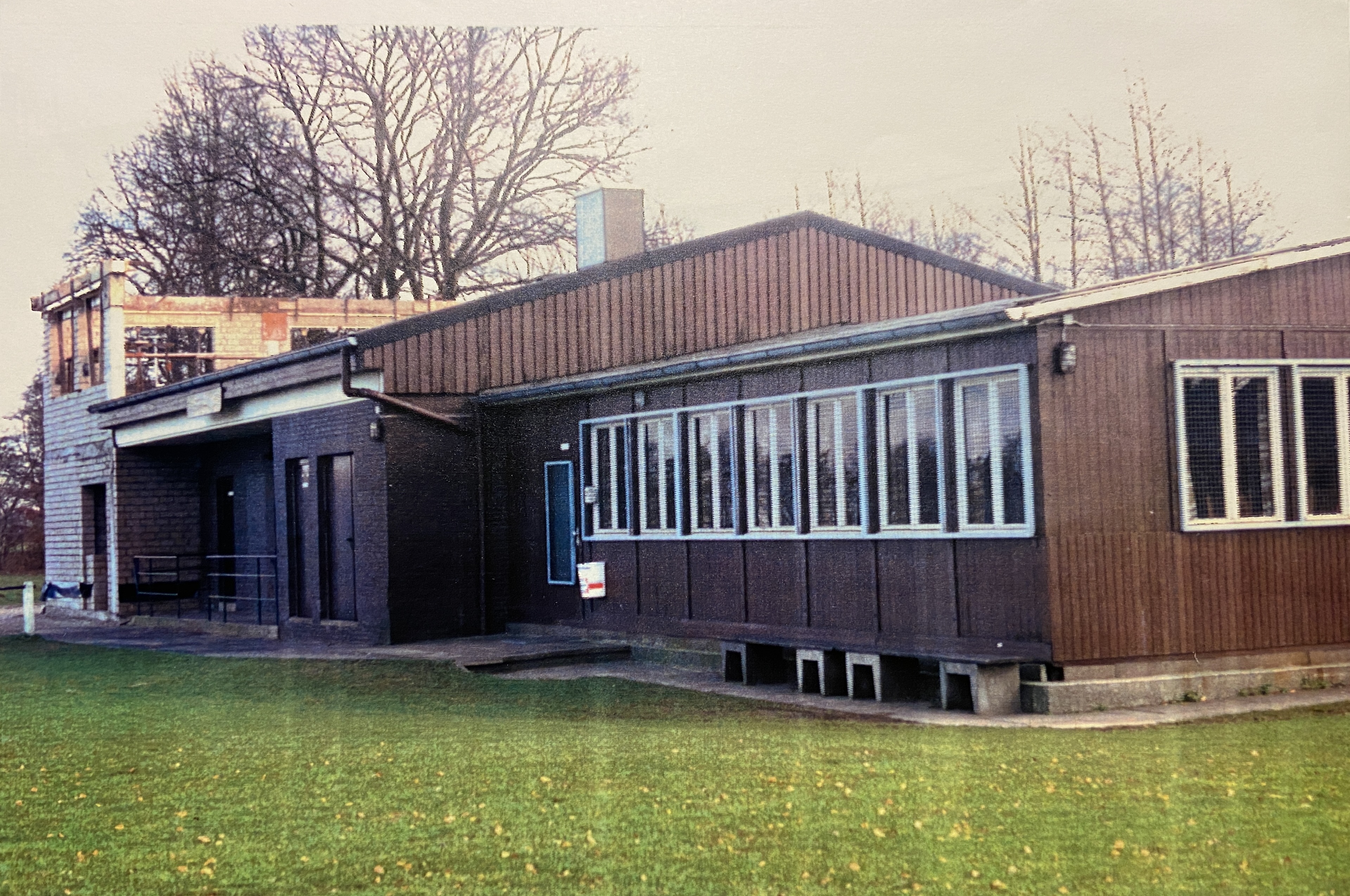 Bau der Umkleidekabinen