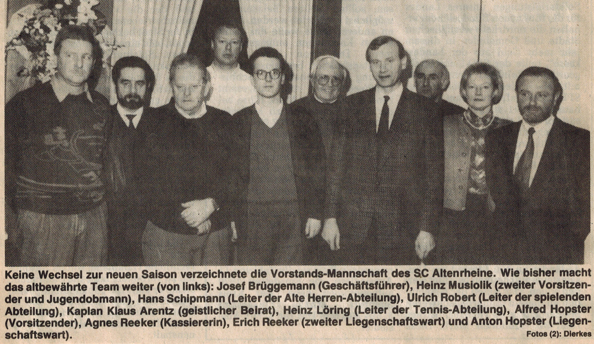 Vorstand 1990