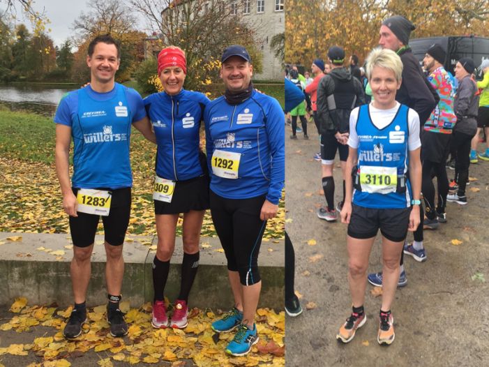 Ingrid König und Wolfgang Auffenberg finishen die Marathon-Distanz unter vier Stunden