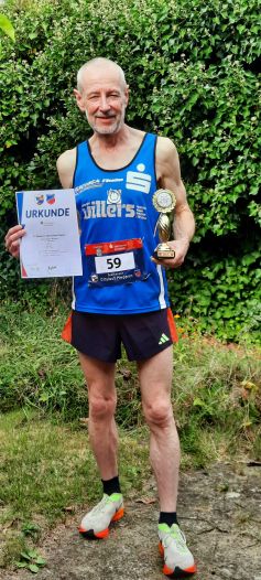 Sieg in seiner Alterklasse: Heinz-Jürgen Bertram