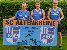 Altenrheiner Läufer laufen ihren eigenen Hamburg-Marathon