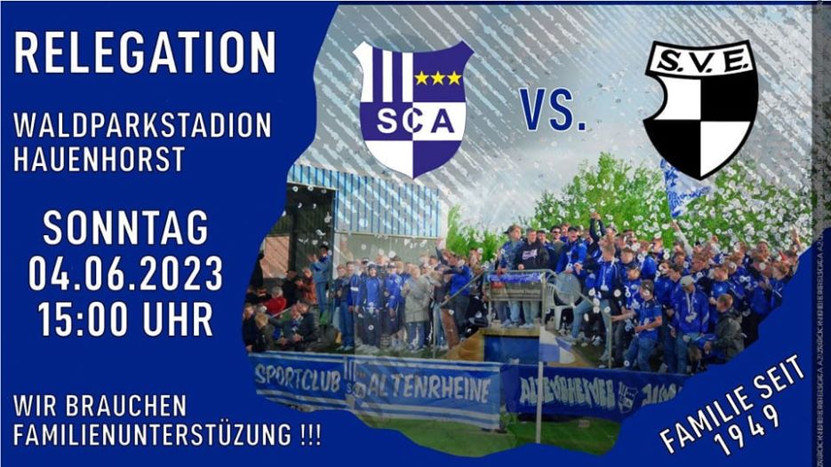 Relegationsspiel in die Kreisliga A