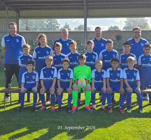 Neue Trikots für die U11 2 des SC Altenrheine