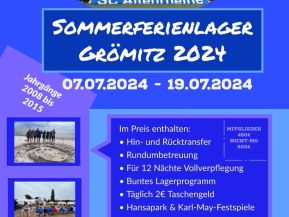 Das Ferienlager 2024 hat noch Plätze frei