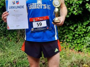 Sieg in seiner Alterklasse: Heinz-Jürgen Bertram