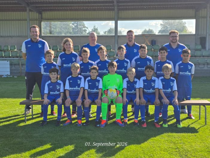 Neue Trikots für die U11 2 des SC Altenrheine