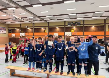 J. Theismann, H. Dallakyan, N. Schütte, Trainer Tobias Theismann, F. Ben Hadj M´hamed, Th. Stein, Trainer Armen Dallakyan, H. Betz, Trainer Jörg Stein