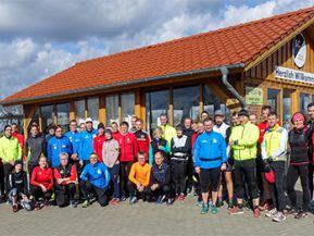 Altenrheiner bei Eröffnung der Laufsaison in Spelle