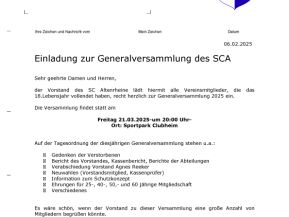 Generalversammlung 2025