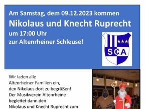 Begrüßung des Nikolaus in Altenrheine