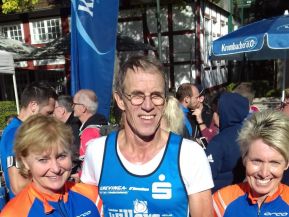 Birgit Bölker, Ingrid König und Manfred Ricklin nahmen gut trainiert und motiviert teil.