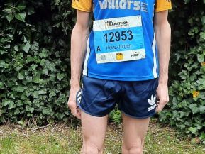 Heinz-Jürgen Bertram beim Hannover Marathon