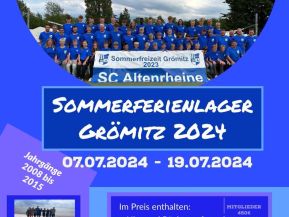 Das Ferienlager 2024 hat noch Plätze frei