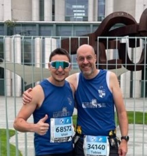 SCA-Duo beim Berlin Marathon am Start